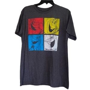 Disney Gray Olaf Size Large Tee
